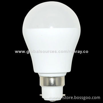 B22 LED Globe Bulb, 5W/85-265V AC/12/24V DC, Epistar 5730 SMD Chip/CE/RoHS/80Ra CRI/ISO 9001 Factory